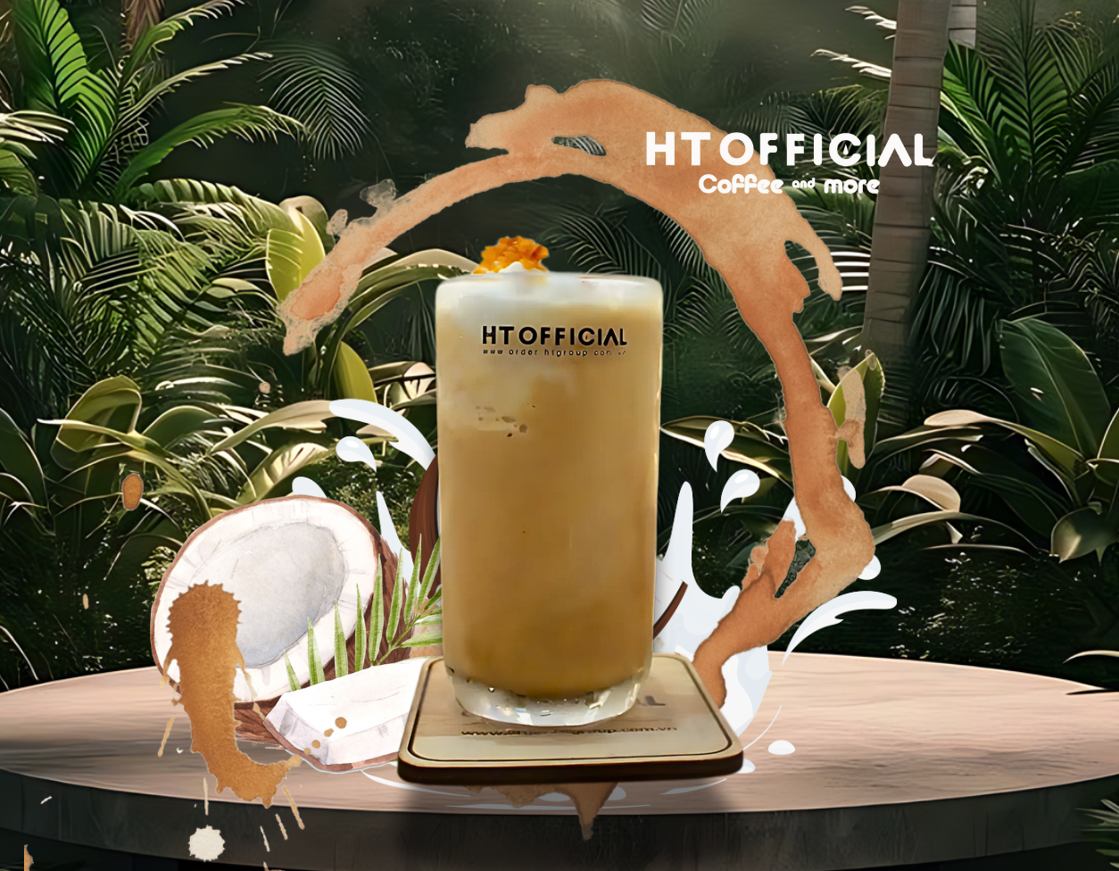 Cà phê cốt dừa tại HT OFFICAL