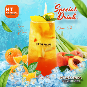 Trà đào cam sả HT Official